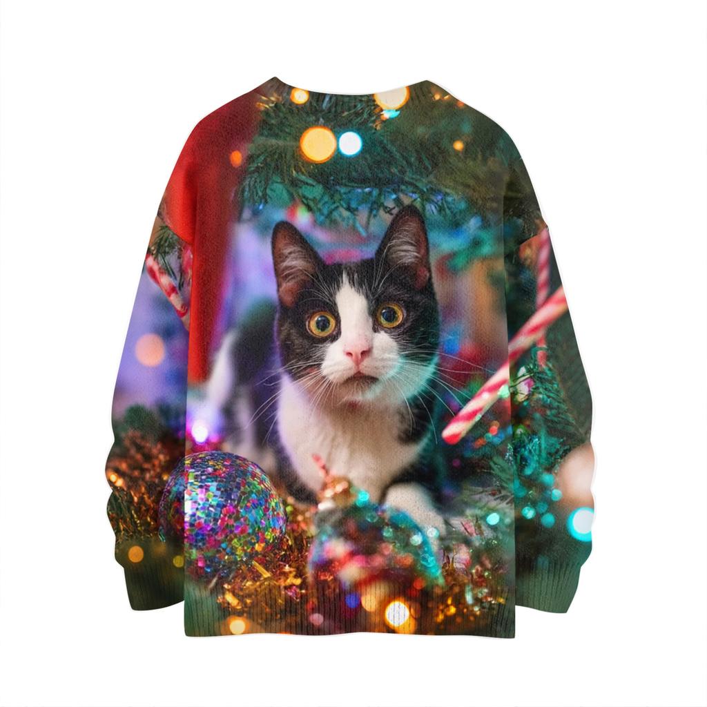 Christmas Sweatshirts For Women Knit Sweater Cute Shirt Fall Crewneck Pullover Tops
