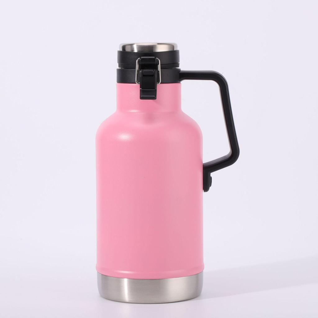 Large Capacity Fashion Ice King 304 Stainless Steel Travel Kettle - Outdoor Double-Layer Vacuum Water Cup