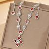 Fashion european and american bridal suit, full diamond stylish necklace, bracelet, earrings, casualsuit, dress accessories