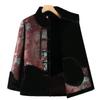 Middle-aged elderly winter coat female grandmother warm cotton-padded clothes old lady velvet Tang clothing mother winter new cotton-padded jacket