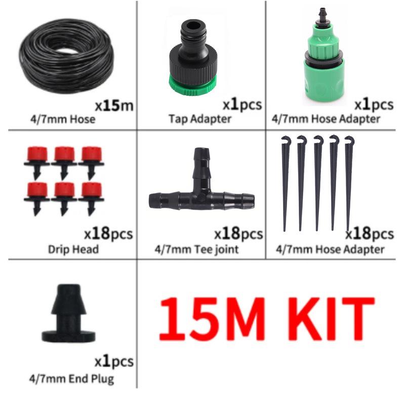 Automatic Drip Irrigation DIY System for Balcony and Potted Plants