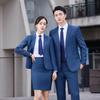 Trojeman Haze Blue Unisex Long-Sleeve Professional Suit Set