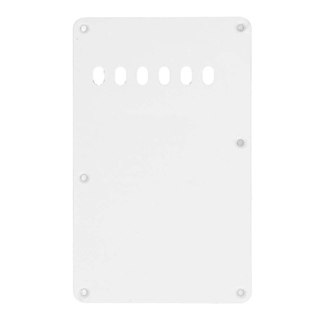 2Pcs Electric Guitar Back Cover Plate 6 Holes Robust Exquisite Looking Guitar Pickguard Backplate