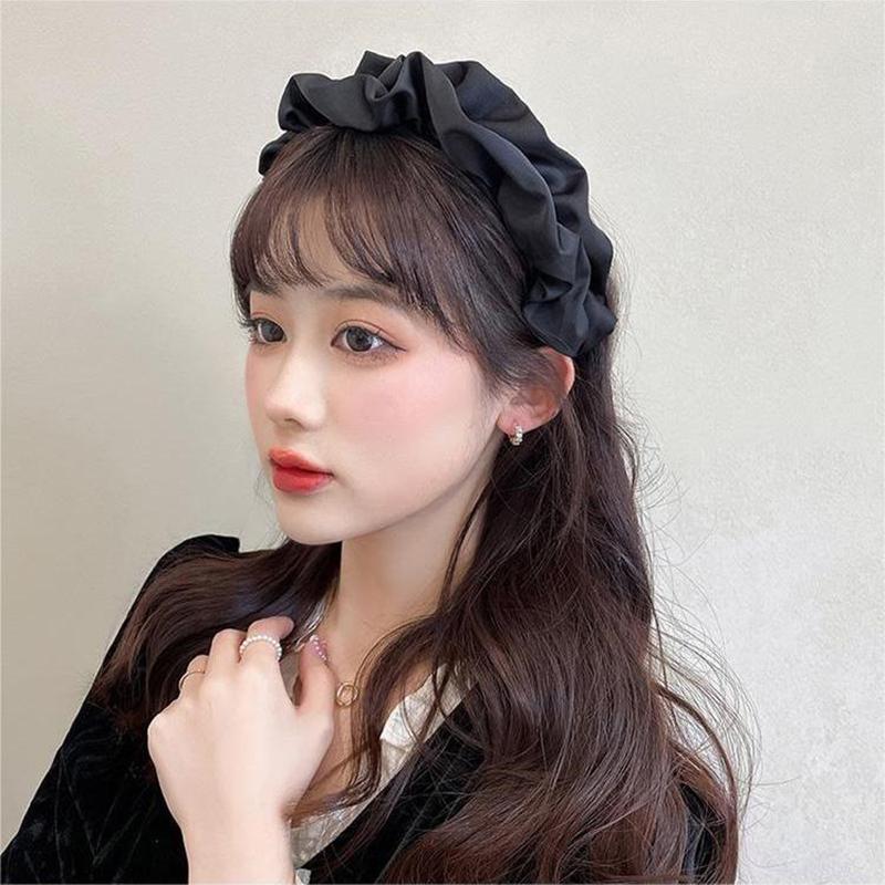 New Fashion Wide Hair Bands For Women Hair Holder Wash Face Headdress Solid Color Cloth Headband Hair Hoop Hair Accessories