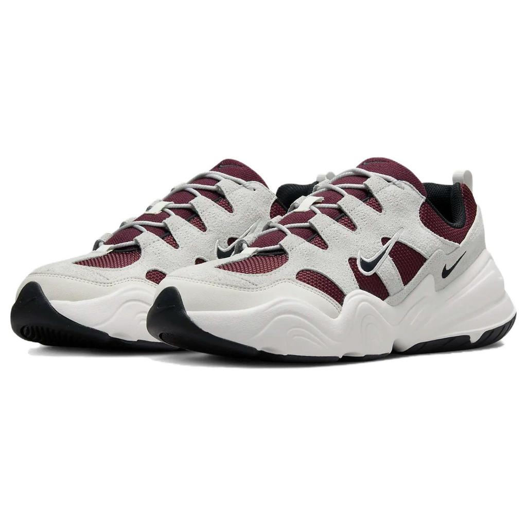 Nike Tech Hera Platinum Tint Burgundy Crush Men Sneakers Red Summit-White Black FJ9532-600