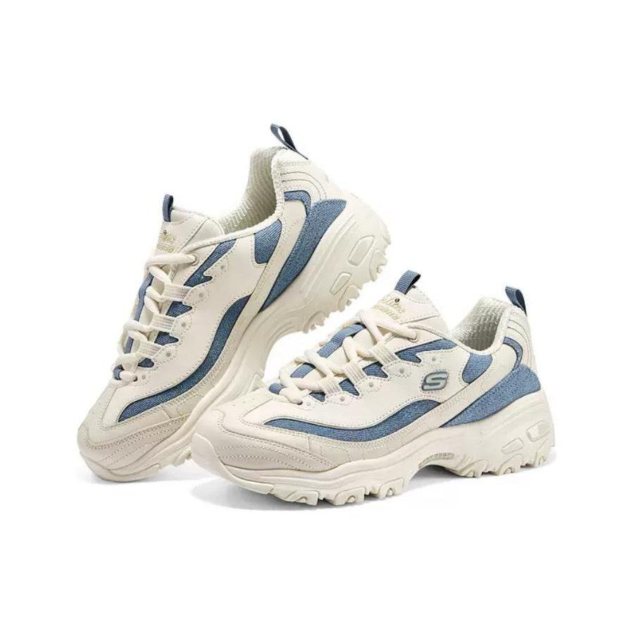 Skechers D'LITES 1.0 'White Blue' Women's 896202-NTBL