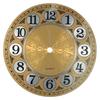 7 In Diameters 180mm Vintage Aluminium Metal Wall Clock Dial Face Arabic Numeral