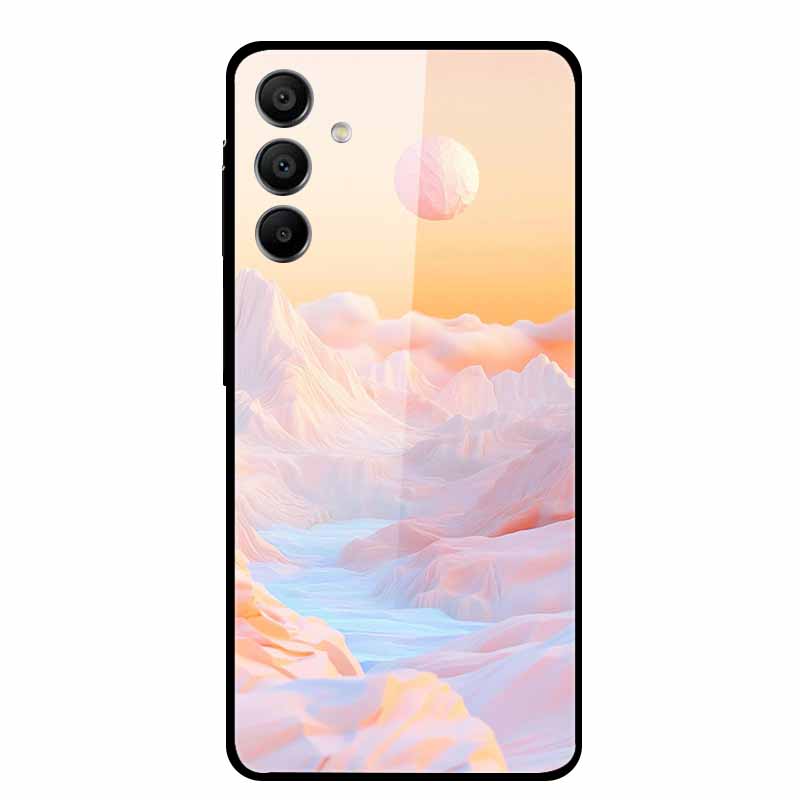 For Samsung A16 5G Case Back Hard New Cover for Samsung Galaxy A 16 SM-A166B Tempered Glass Case Funda Cool Designed Girls Capa