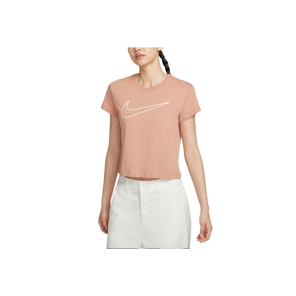 Nike Sportswear Casual Loose Knit Short Sleeve T-Shirt Women Tops HV5003-688