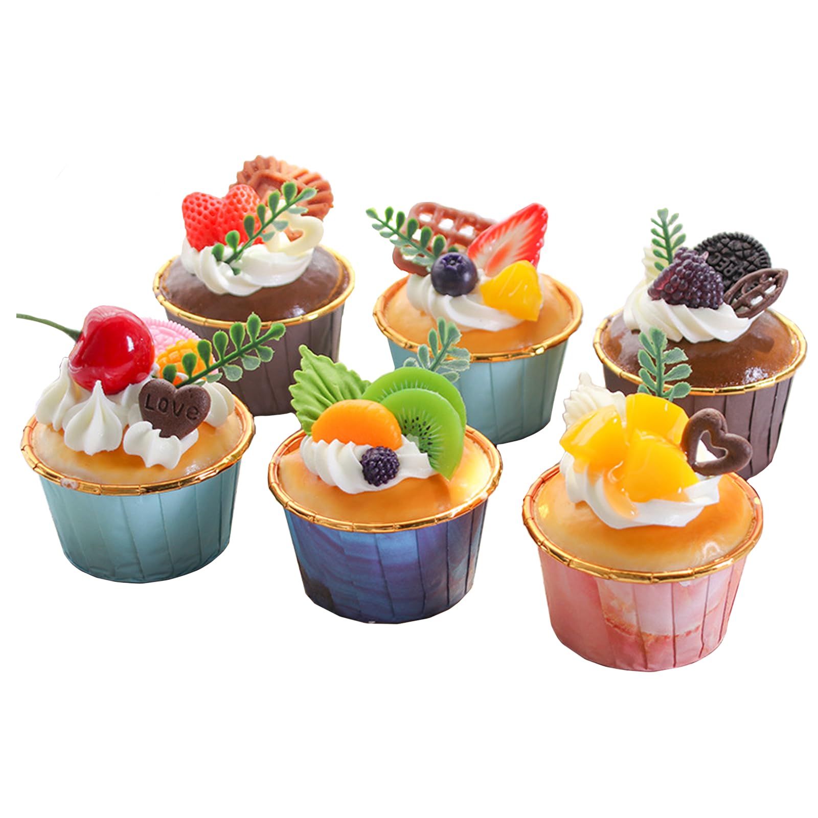 

TOMMYFIELD Cupcake Fake Cake Food Sample Kit Sample Prop Life-Size (Cupcake) [Used]