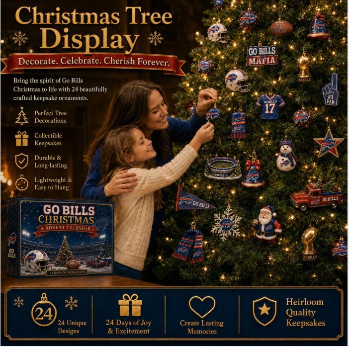 Trendy Portable Christmas Advent Countdown Calendar