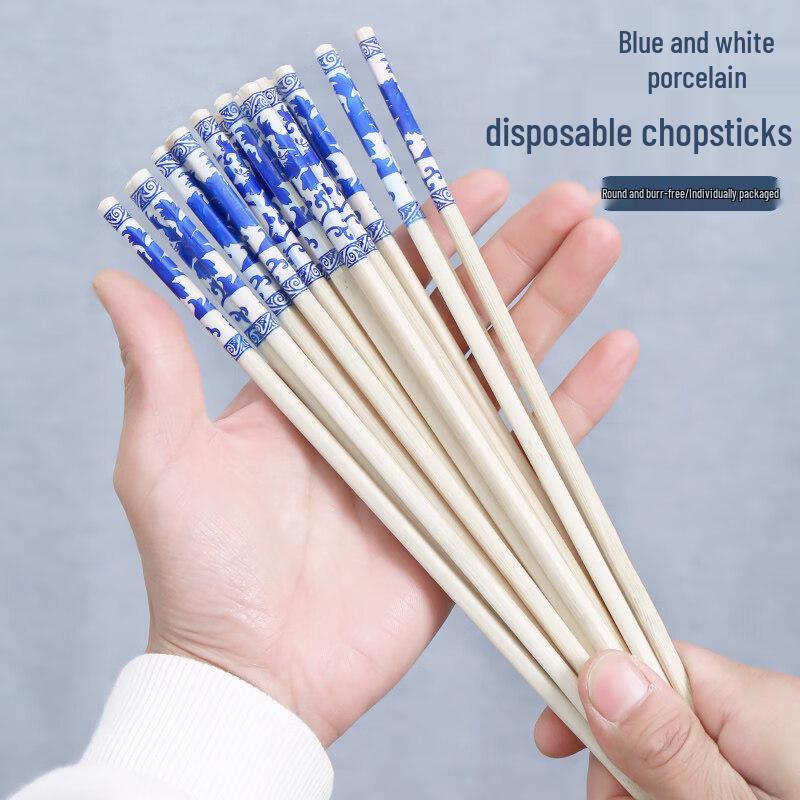 Baguettes en bambou ZISHI emballées individuellement