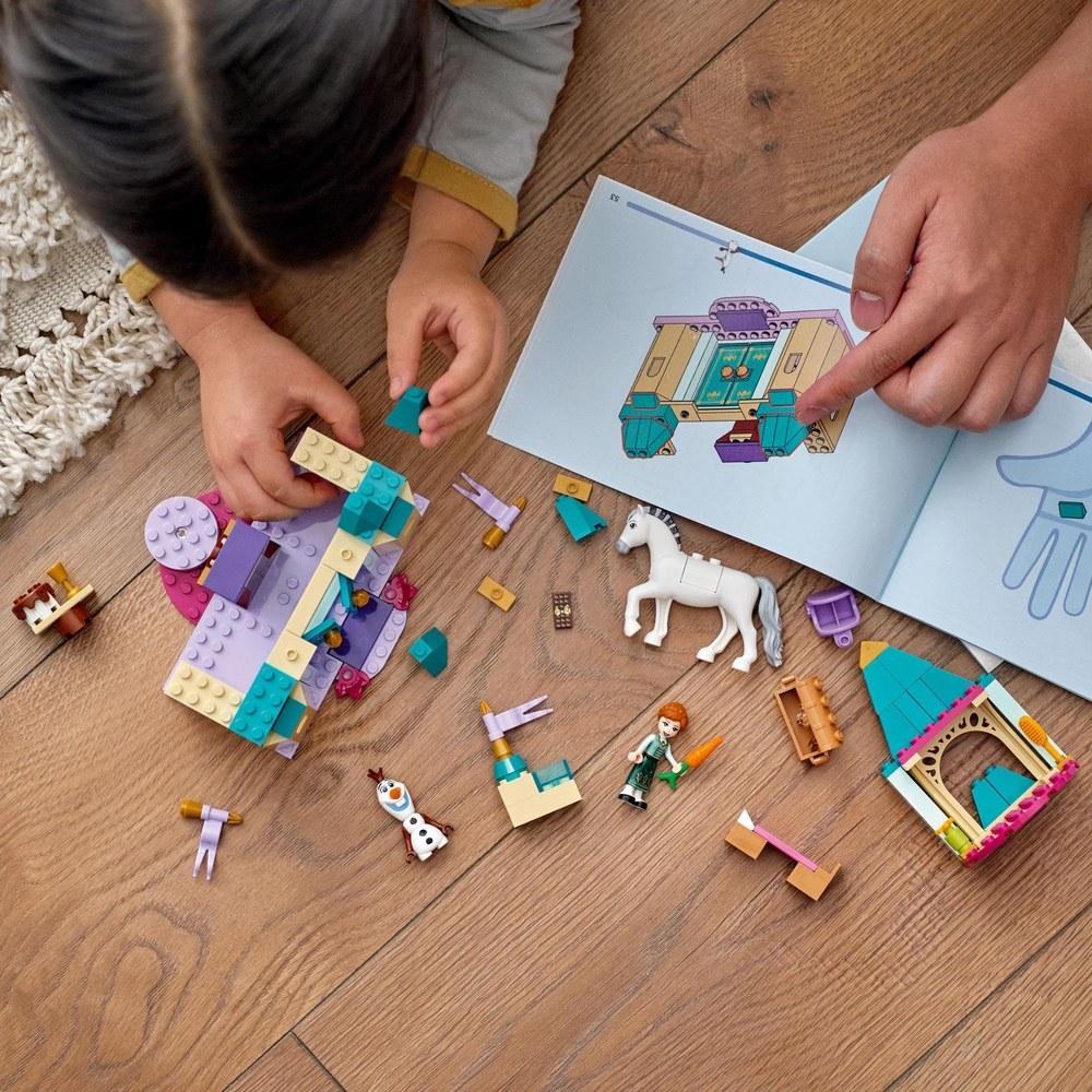 LEGO Disney Princess Anna and Olaf's Fun Castle Building Blocks Toy Gift Castle for Girls 4 Years Old and Up