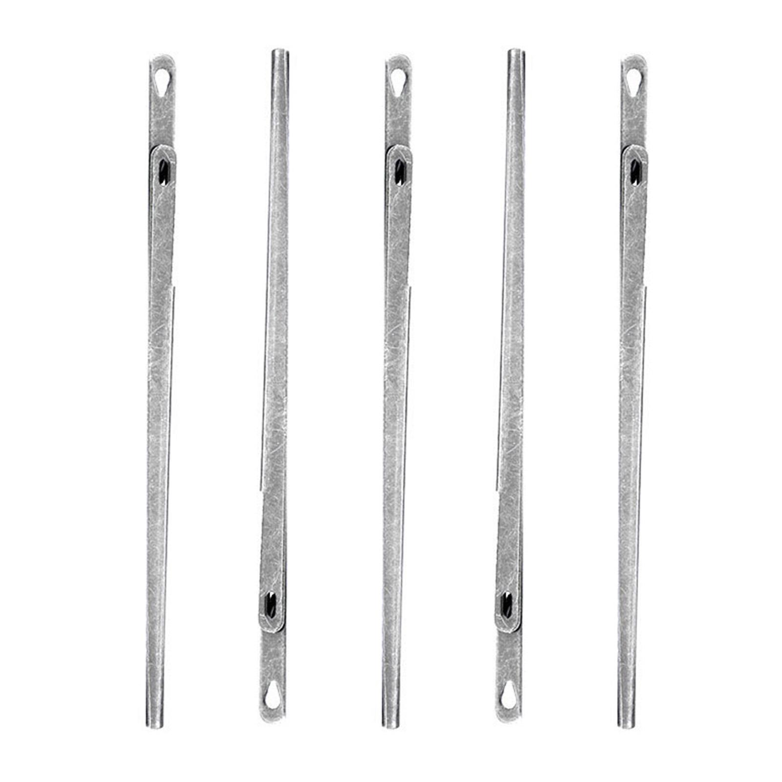 

5 шт. иглы для шнуровки кожи, игла для шитья кожи, однозубая металлическая игла, двухзубая металлическая игла, инструмент для кожевенного ремесла A