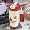 Retro Style Coffee Cup Stainless Steel Insulated Mug With Lid For Office And Travel Use