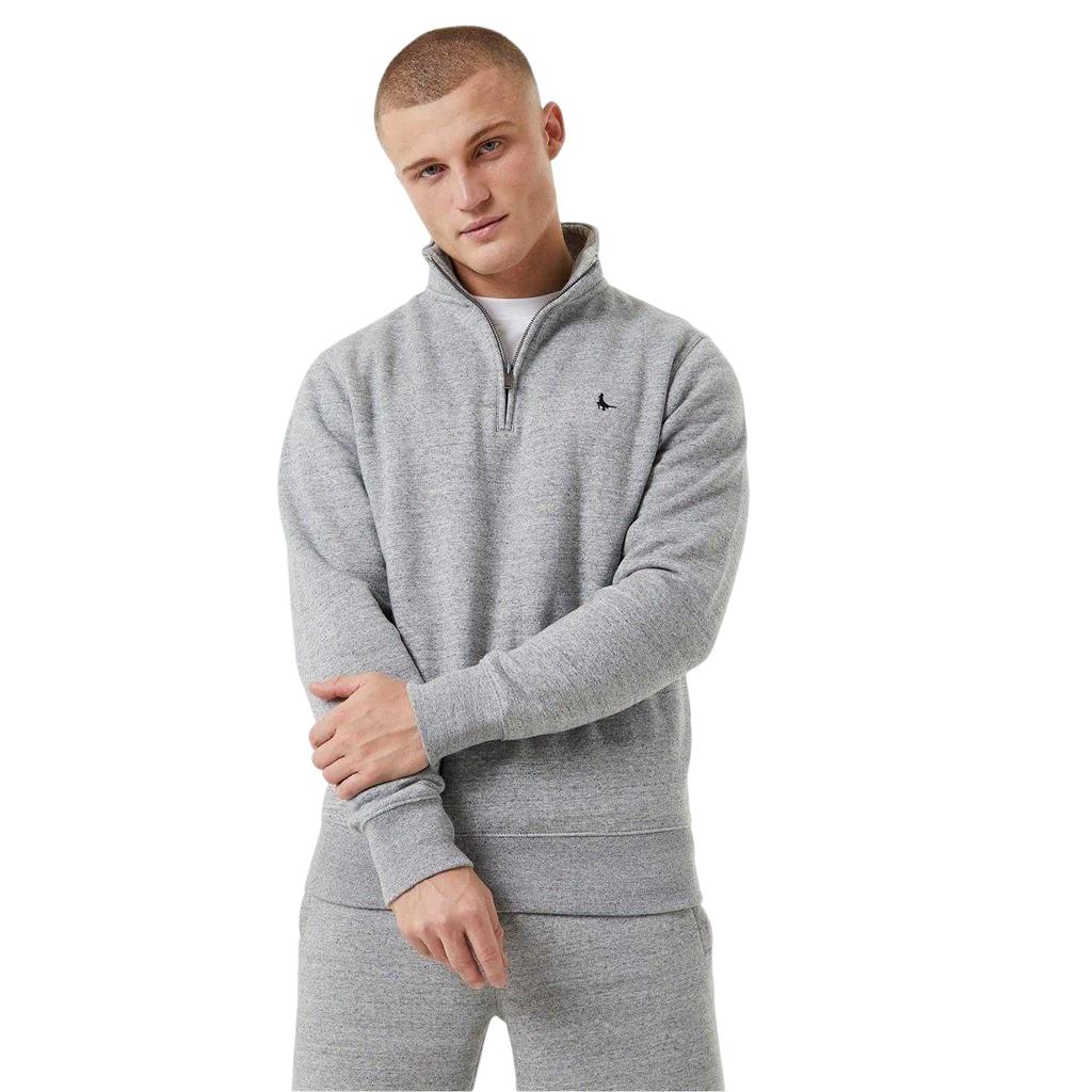 Jack Wills Mens Barchester Quarter Zip Sweatshirt