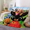 Bing Theme Printed Blanket - Perfect for Couch, Bed, Travel & Outdoor Use | Machine Washable, Cozy & Durable.