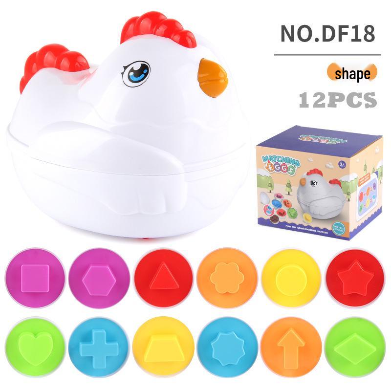50 Style Matching Smart Eggs: Educational Toys for Early Childhood Cognitive Development