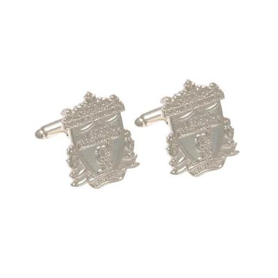 Silver Plated Crest Cufflinks