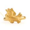 Porti Solid Gold 24k 1g Unicorn Stone Ring Year Of The Horse