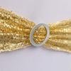Chair Cover Eye-catching Elasticity Exquisite Chair Back Bowknot Sequin Bandage Party Decoration