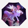 Spersonalizowany Parasol z Nadrukiem K-KPop Demon Hunters - Automatyczne Otwieranie/Zamykanie, Ośmiorzutowy Wytrzymały Stelaż, Automatycznie Składany Parasol