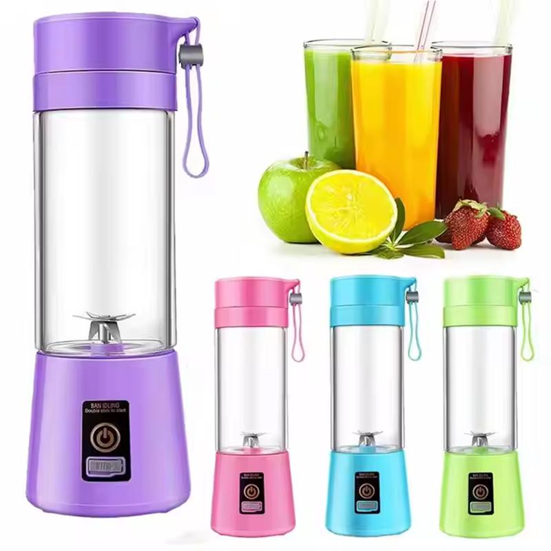 Portable Mini Electric Juicer Smoothie Milkshake Maker Automatic Fresh Squeezer Fruit Orange Lemon Kitchen Blender