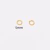 10pcs Ancient Sand Gold Open Ring Through Hole DIY Connection Ring Key Chain Bracelet Necklace Ear Jewelry Pendant