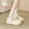 Women S White Lace Velcro Platform Mary Jane Sneakers For Students