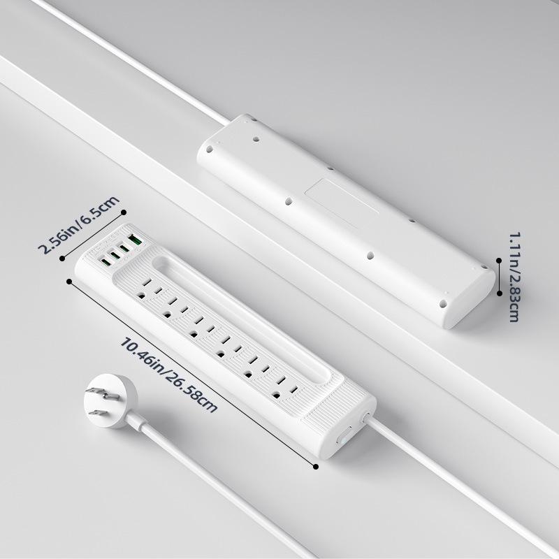 American Standard USB Power Strip: Safe & Durable Converter Plug for US, Mexico, Canada, Taiwan