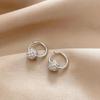 Fashionable Exquisite Diamond Clay Earrings for Women: Simple, Luxury, Versatile Ear Cuffs