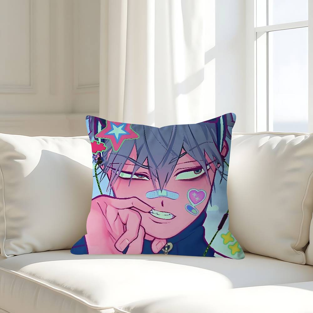 Anime ALIEN STAGE Pillow Case Removable Washable Cushion Cover – All-Season Soft Linen