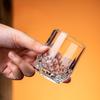 2/6pcs Set 85ml/2.9oz Shot Glass Whisky Cup Mini Glass Cups for Liqueur Cordial Glasses Tequila Cups Small Crystal Glass Cups