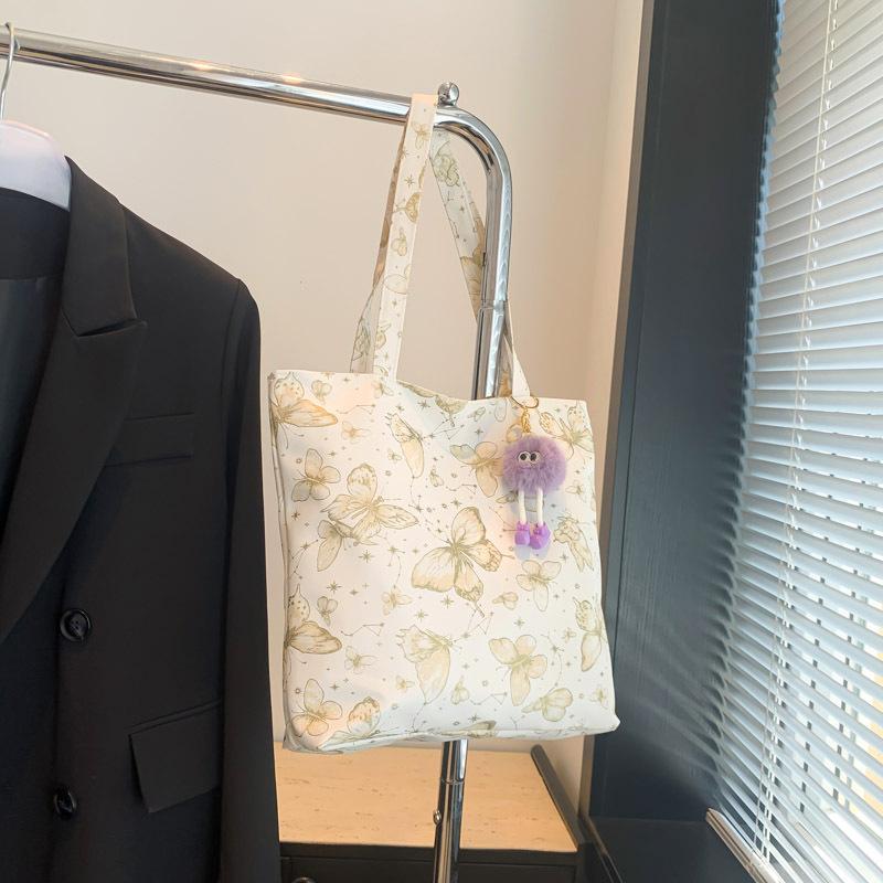 Large Capacity Tote Bag Women's New Summer Beautiful and Fashionable Simple Texture Contrasting Color Commuter Shoulder Bag