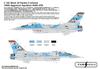 Fab Scale Block 30 Flanker 706th Aggressor Nellis Air Force Plastic Model Decal FABD72048 1/72 F-16C E-Scheme Squadron, Base, (Airplane)