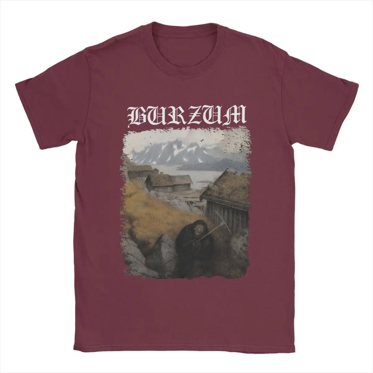 

Футболки Burzum Scary Ghost для мужчин, 100% хлопок, модные футболки с круглым вырезом, футболки с коротким рукавом, одежда с принтом XXXXXL