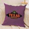 Classic TTexas RRoadhouse Cushion Cover Pillowcase Ultra Soft Skin Friendly Fabric Cloud Like Comfort  Concealed Zipper