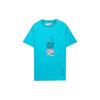 OFF WHITE SS20 T Shirts Men's Blue Crew Neck Moderate Straight Fit OMAA027R201850053901