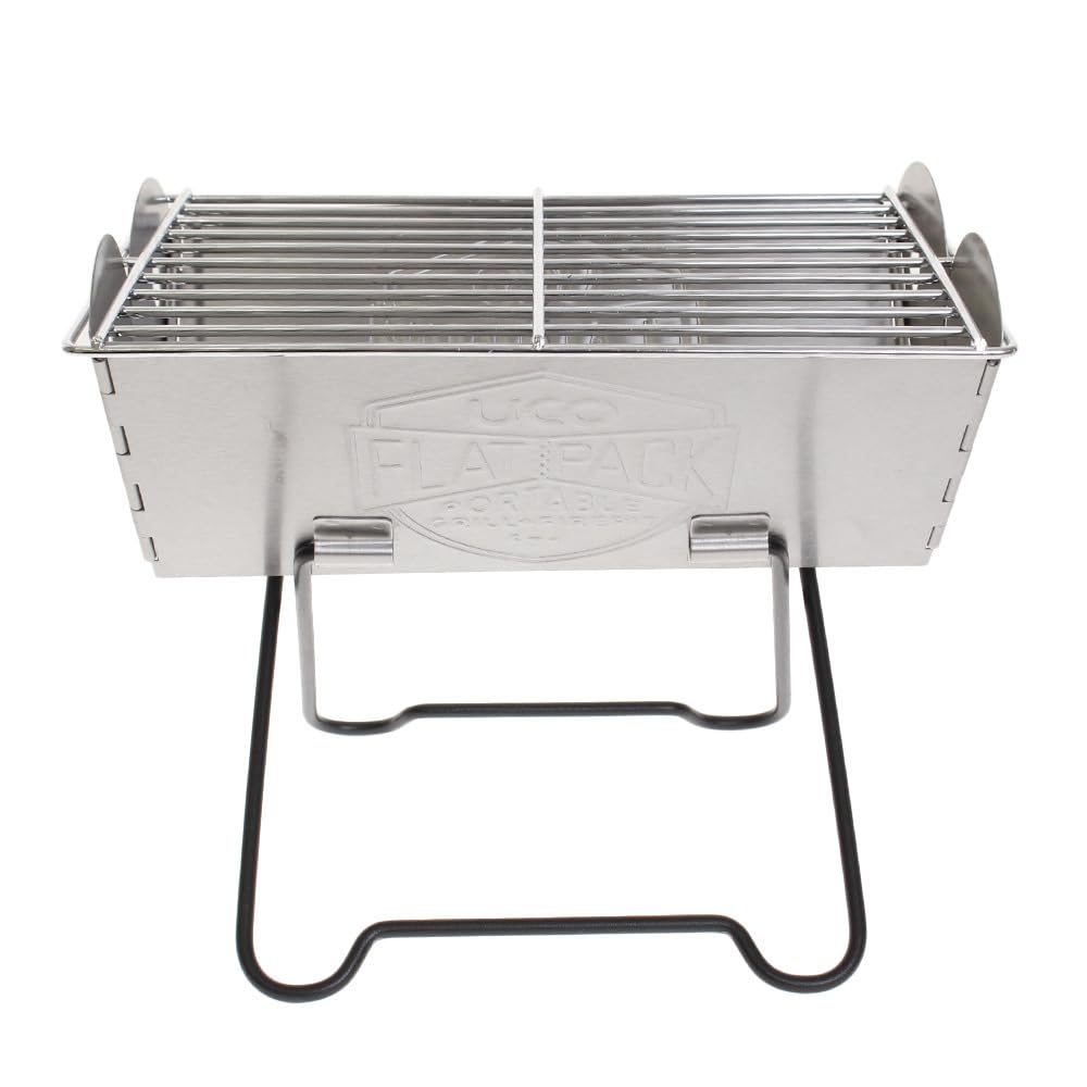 UCO Solo Bonfire Mini Flat Pack Portable Grill Fire Pit 27172 & (FF) [Used]