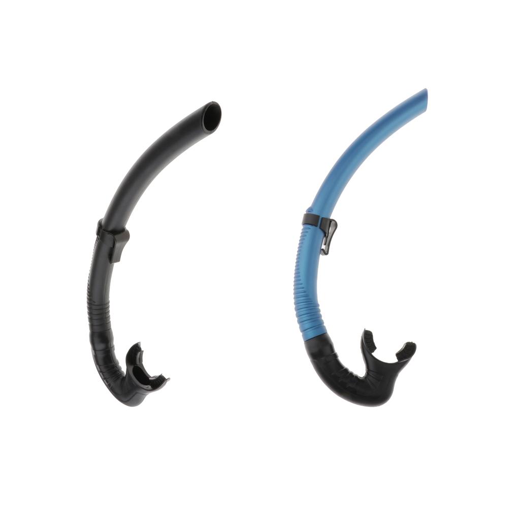 2Pcs Swim Snorkel for Lap Swimming ,Adult Swimmers Snorkeling Gear ,Snorkle Center Mount Silicone