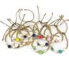 Colorful Drip Oil Smiley Star Beaded Bracelet with Natural Freshwater Pearls
