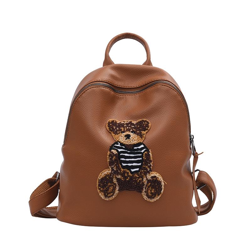 Backpack Women's Backpack Women's New Korean Version Fashionable Versatile Mini Bag Simple Travel Casual Bag