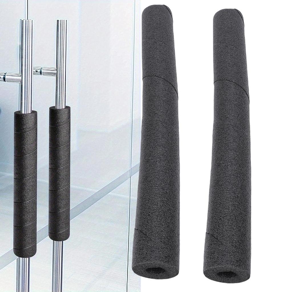 6pcs Foam Pipe Covers Black   Spiral Cuttable Multi Purpose Pipe Insulation Foam Tube for Swimming Pool Handle Water Pipe Exercise Machine Handle