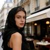 Fashionable Scarf With Detailed Lace Design Multipurpose Head Accessory Quick Dry Polyester Fabric