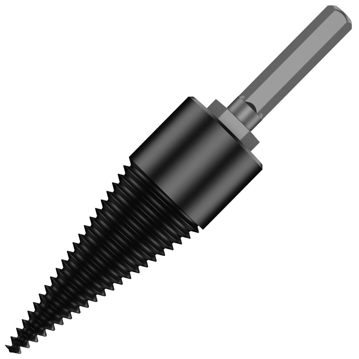 

Деревокол Деревокол Свердло 32/42мм Розколювання Дерева Конусне Свердло Квадратна Рукоятка та Шестигранна Рукоятка Надміцний Високовуглецева Сталь