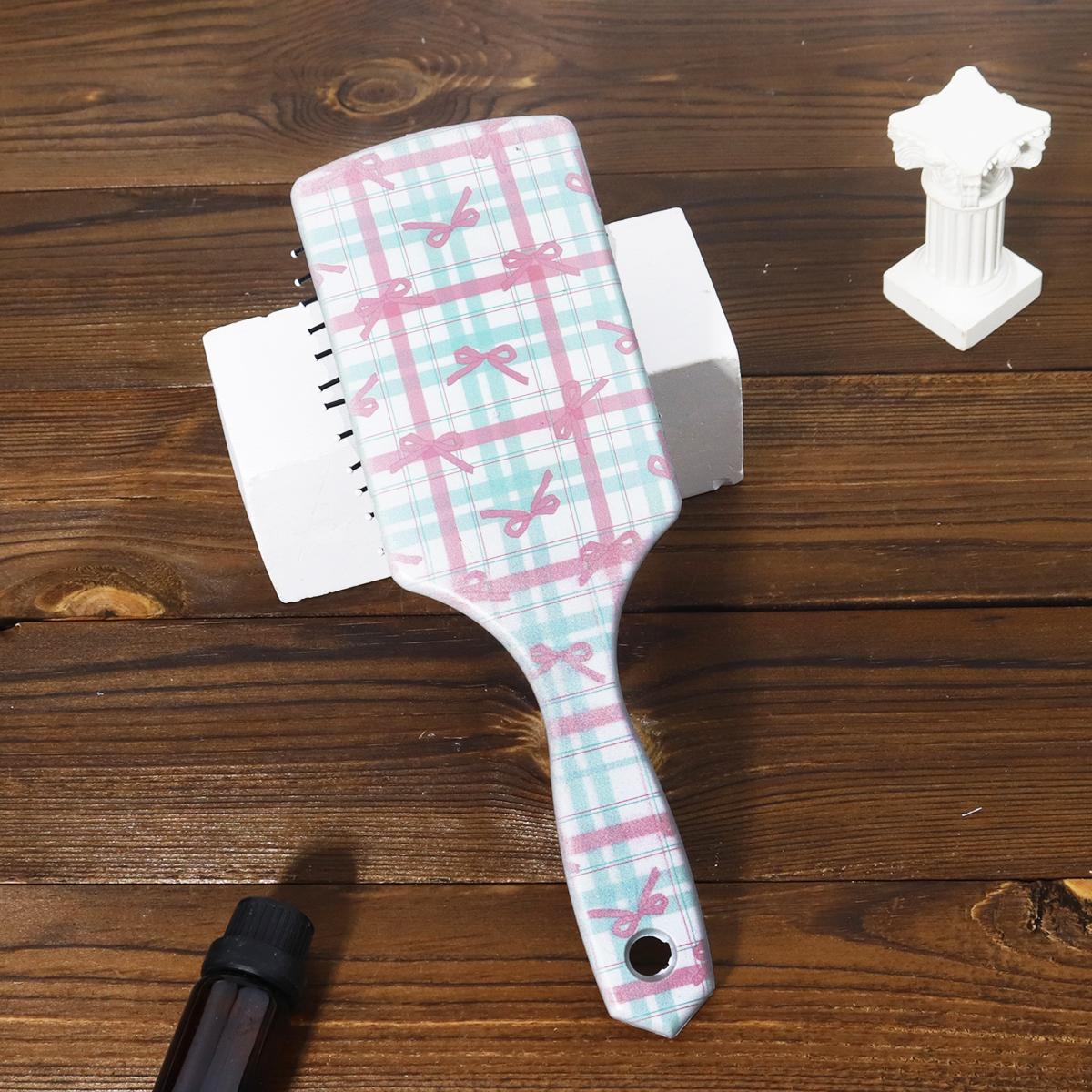 

1pc butterfly knot pattern airbag massage comb-anti-static,with smooth styling,combing, and knotting,Special for real hair wigs