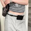 PU Belt Waist Bag Suede Waist Packs Mini Women Belt Bag  Outdoor
