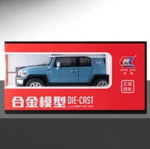 ANM1 1/24 Toyota FJ Cruiser SUV Alloy Car Model Diecasts Metal Off-road Vehicles Car Model Simulation Sound Light Childrens Toys Gift