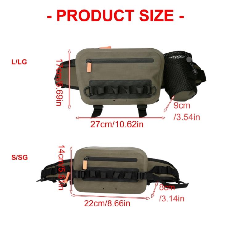 Fishing Pack Waist Bags Floating Fishing Tackle Storage Bag Large Capacity Water Resistant Crossbody Single Shoulder Bag
