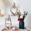 Extremely Simple Style Thinker Abstract Character Silicone Mold Creative Gypsum Decoration Drop Glue Ornament Mold Candle Mold